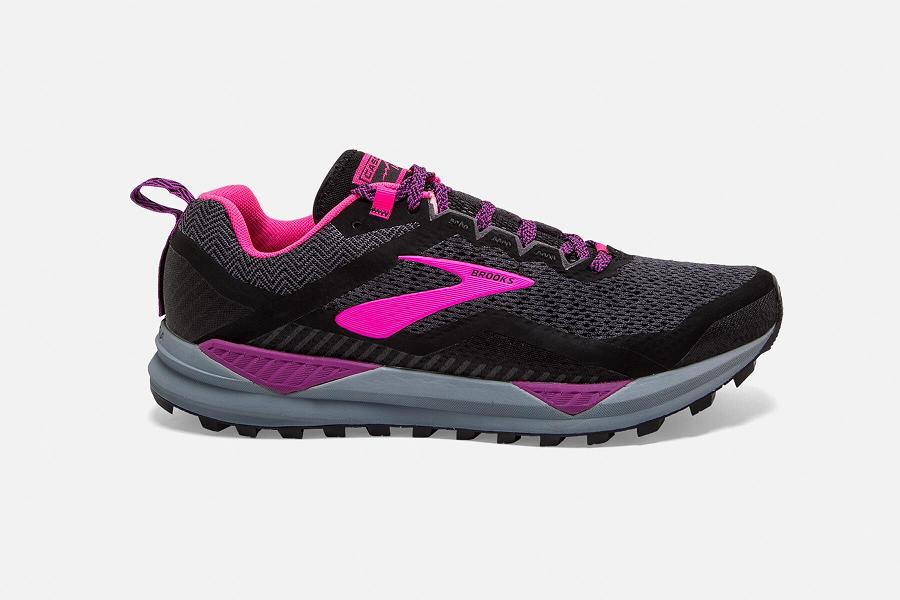 Brooks Cascadia 14 Women Sport Shoes & Trail Running Shoes Black UMR490721
